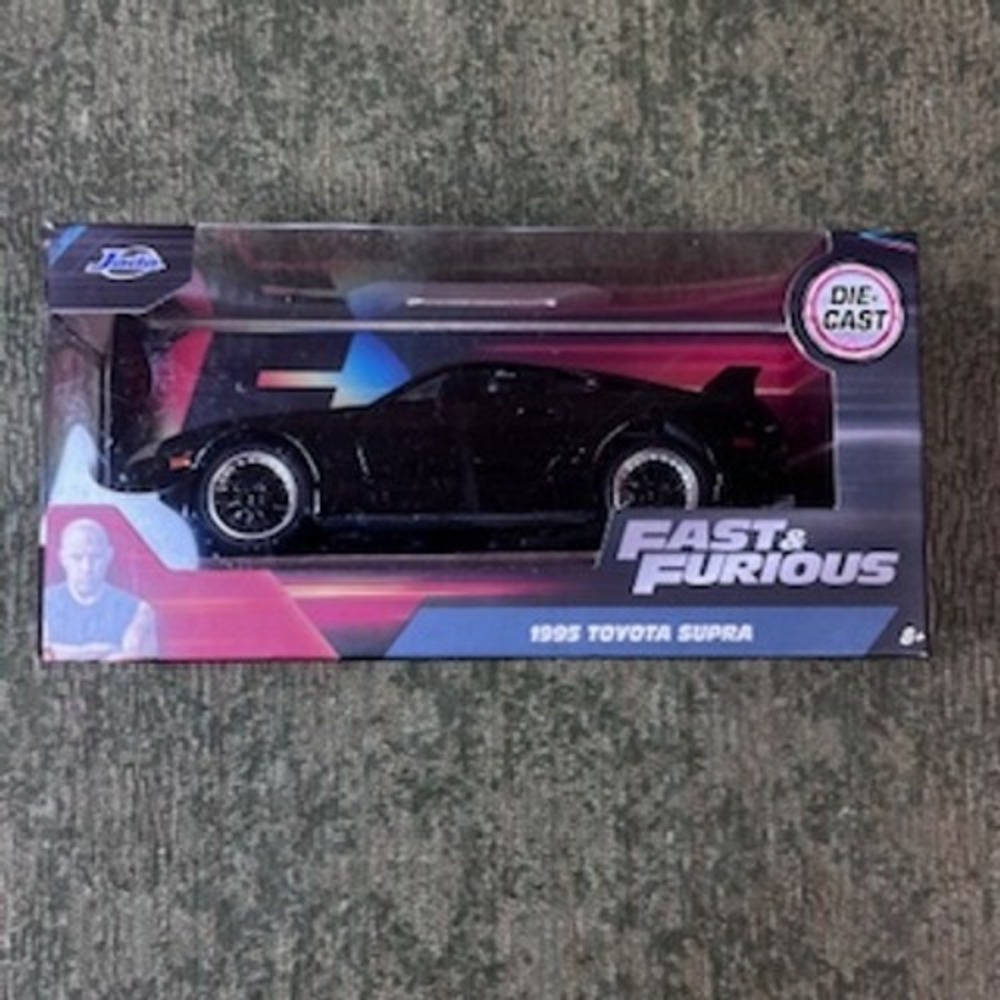 Jada Toys Fast Furious‎ 1995 Toyota Supra Diecast Car Black 132 Scale 24075